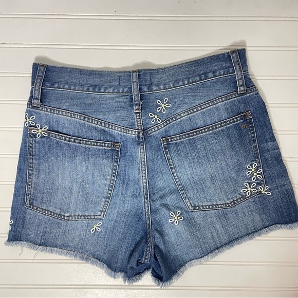 Madewell The Perfect Jean Short Embroidered Daisy Edition Womens 28 369 - Picture 8 of 9